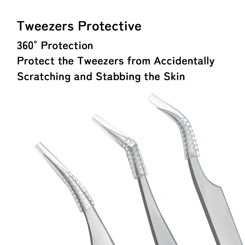 Thumbnail: Professional Eyelash Extension Tweezers – Non-Slip Fibre Tip Stainless Steel