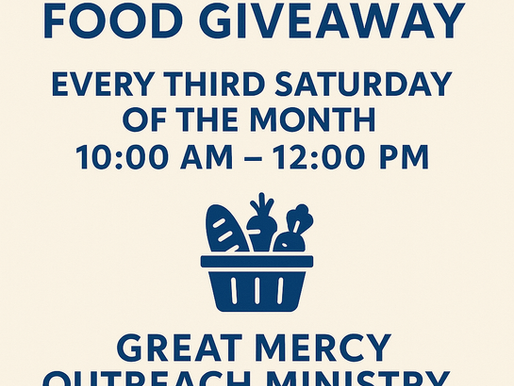 📢🥖 Schedule Update – Community Food Giveaway 🥖📢