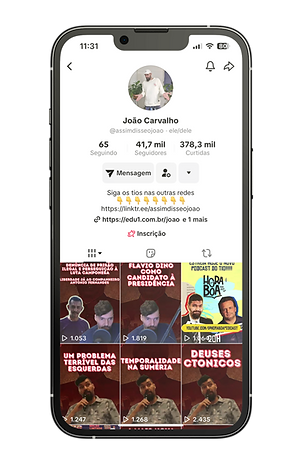 Tik Tok de João Carvalho