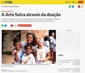 Reportagem sobre A Arte Salva no Portal "O Dia"