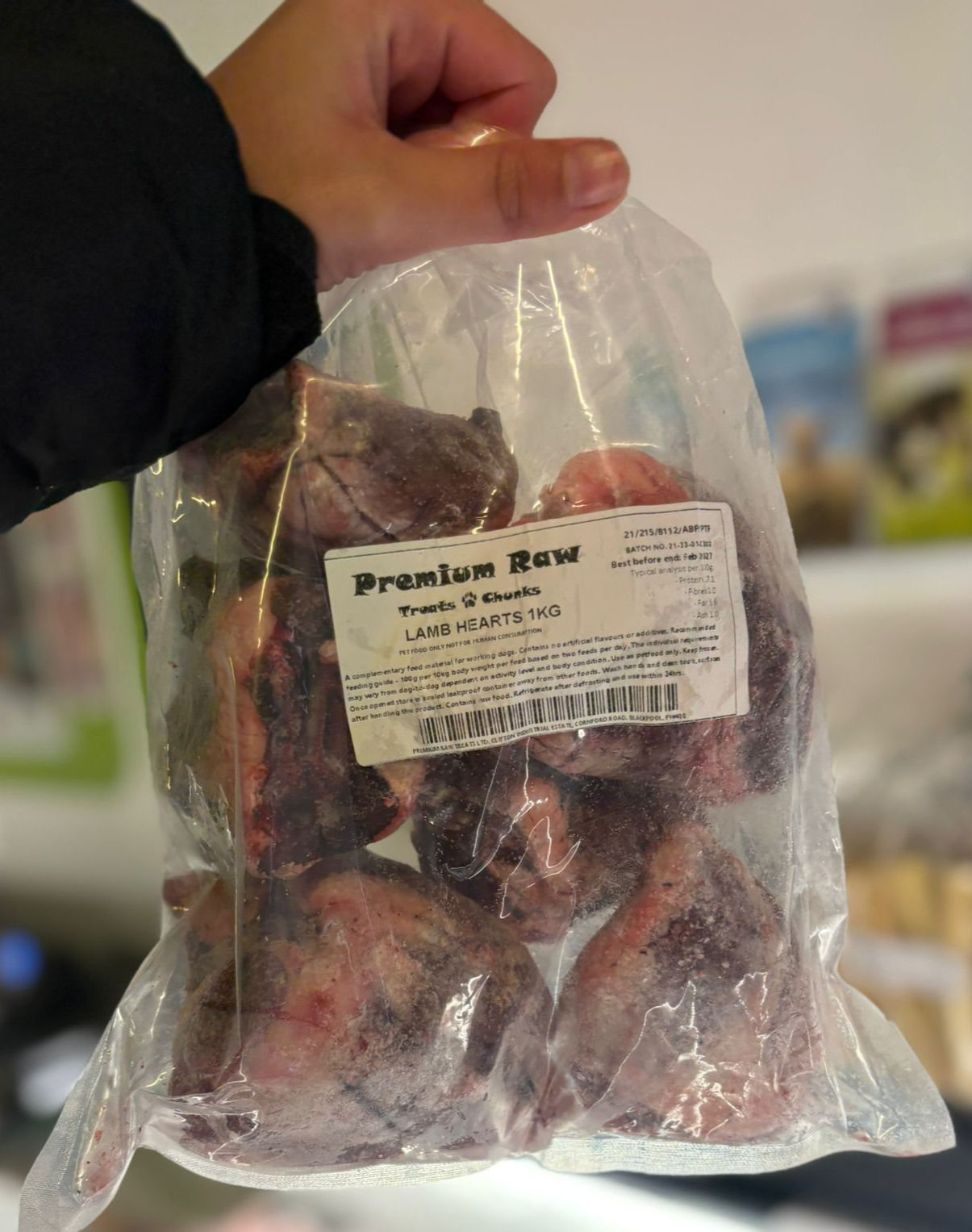 Lamb heart (1kg) frozen