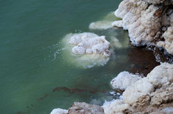 Salt concentration in The Dead Sea.