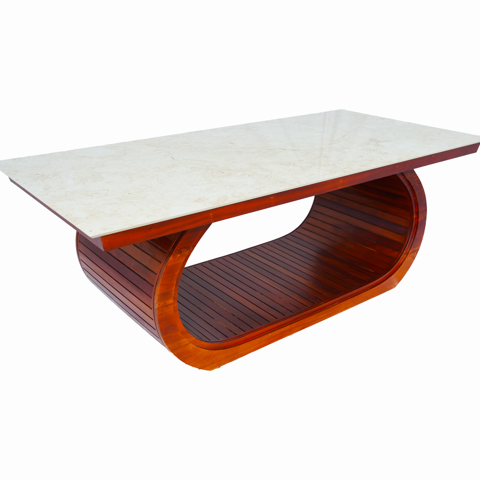 Serpentine Ceramic Dining Table