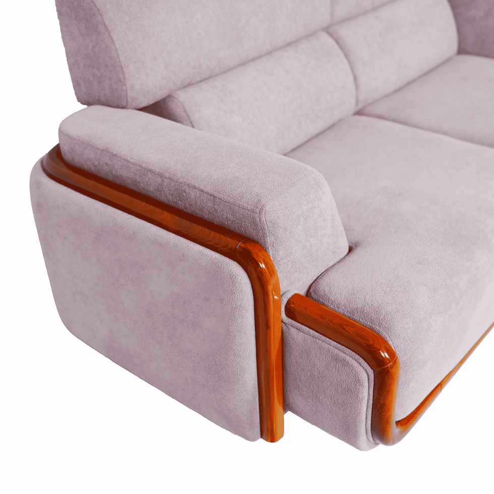 Aspire 2 Seater Sofa Side View by HyDesign Furniture