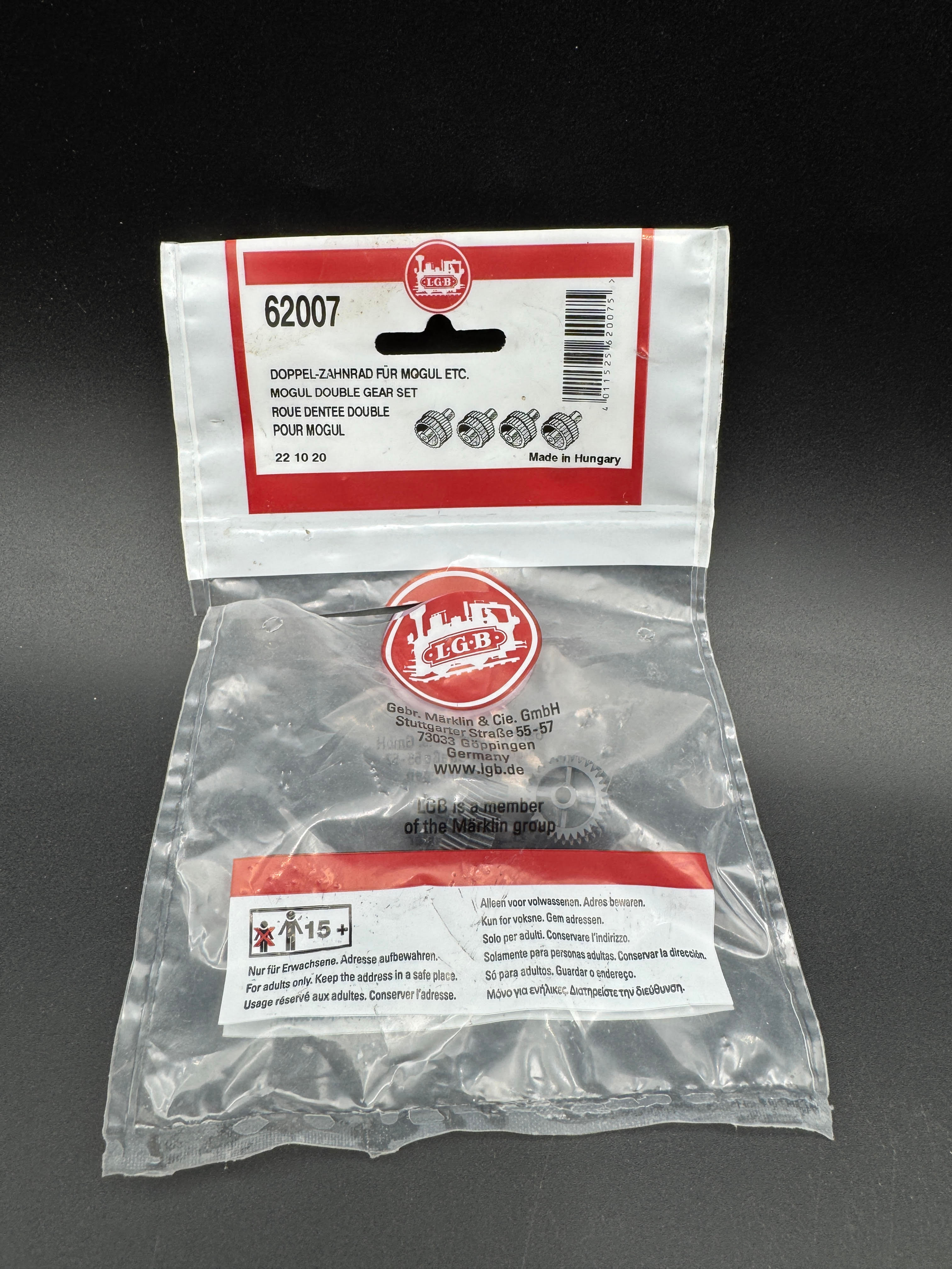 LGB Mogul Double Gear set 62007 2pc