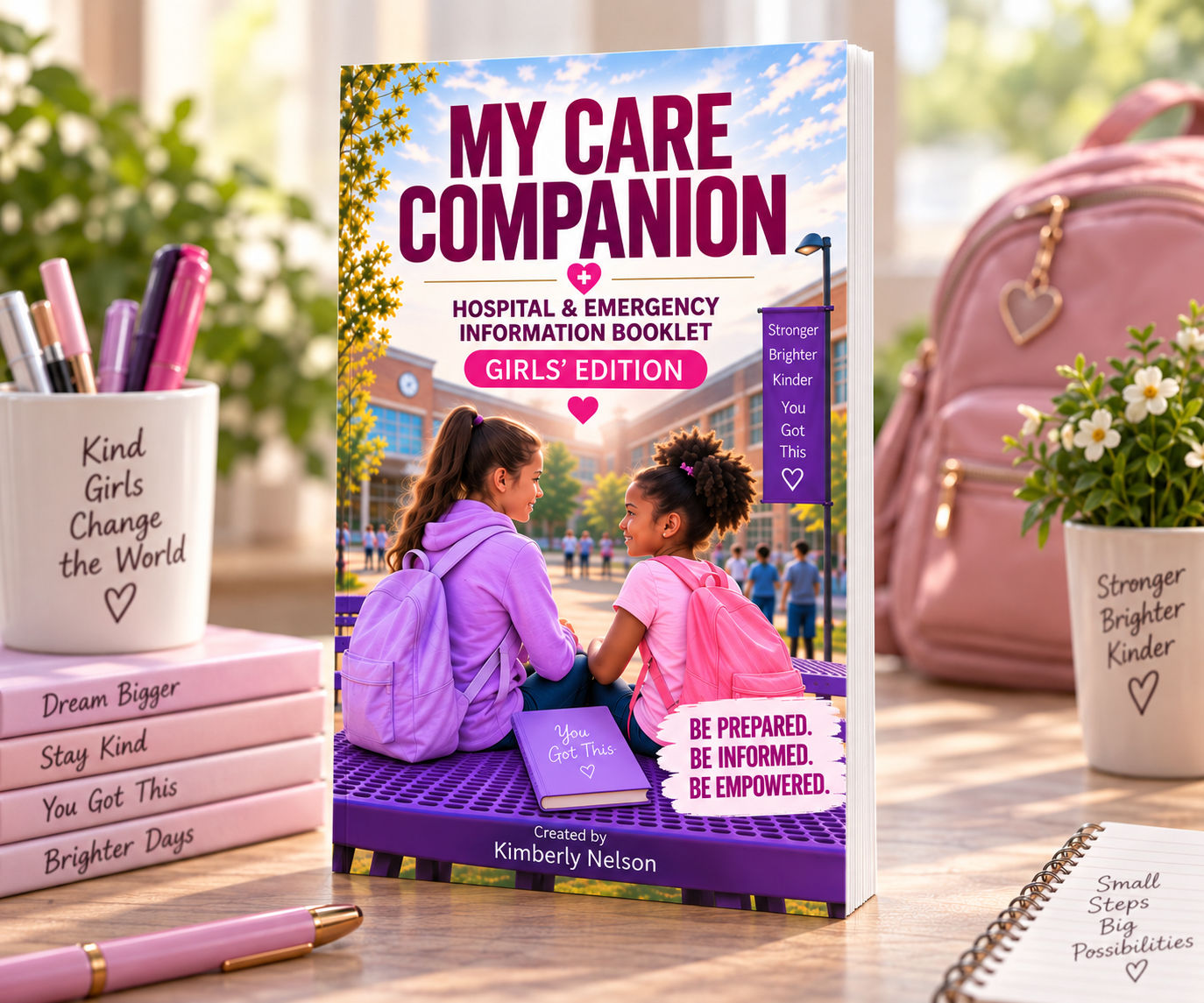 My Care Companion: Hospital & Emergency Booklet — (Girls’ Edition)