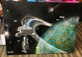 2018 Huntsville Alabama Canvas Painting