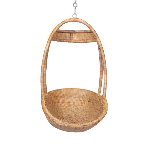 الصورة المصغرة: Cane & Rattan Swing -Single Seater-Cotto