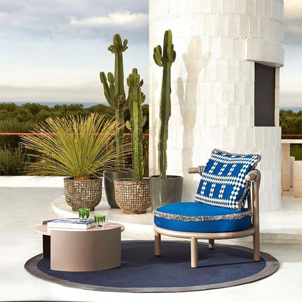 Thumbnail: Outdoor Braided & Rope Sofa -Tressa