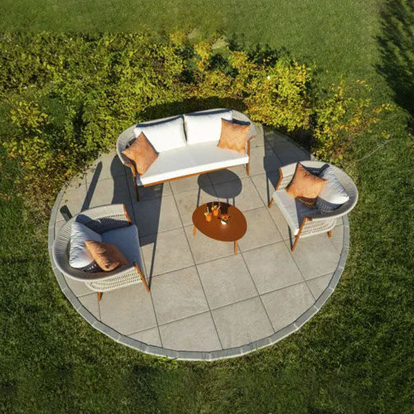 Miniatura: Outdoor Braided & Rope Sofa -Caven