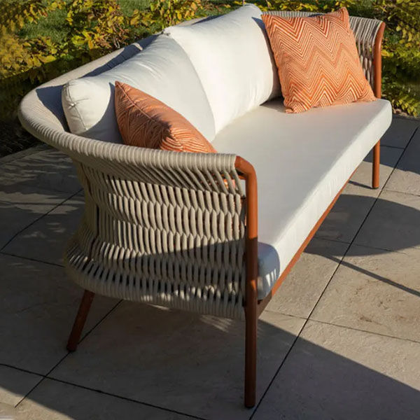 Miniatura: Outdoor Braided & Rope Sofa -Caven