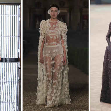 Runway Images Depicting Sheer Fabric