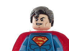 Superman lego figure - superhero