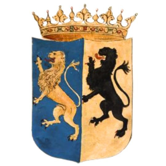The coat of arms of Gelderland in a 16th-century Spanish manuscript