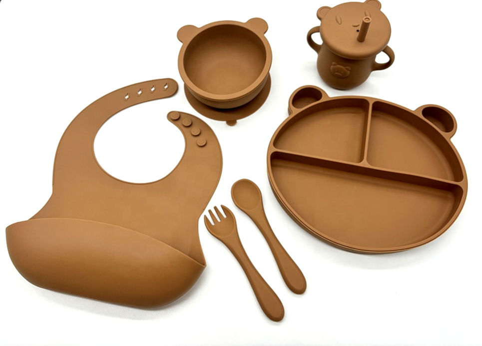 Baby Silicone Eating Set