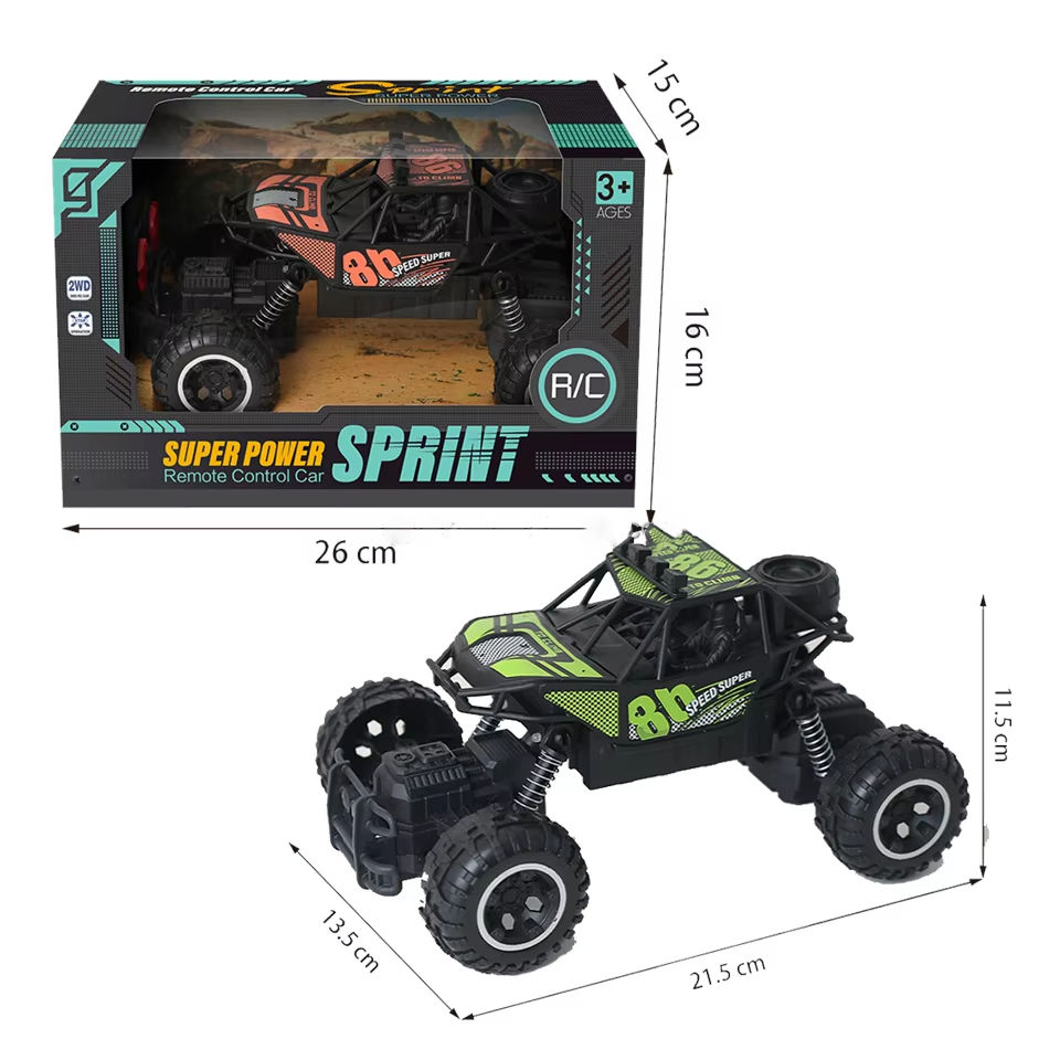 Thumbnail: 4WD Remote Control Monster Truck - 2.4GHz 