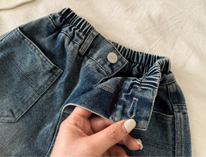 Thumbnail: Casual Denim Cargo Pants