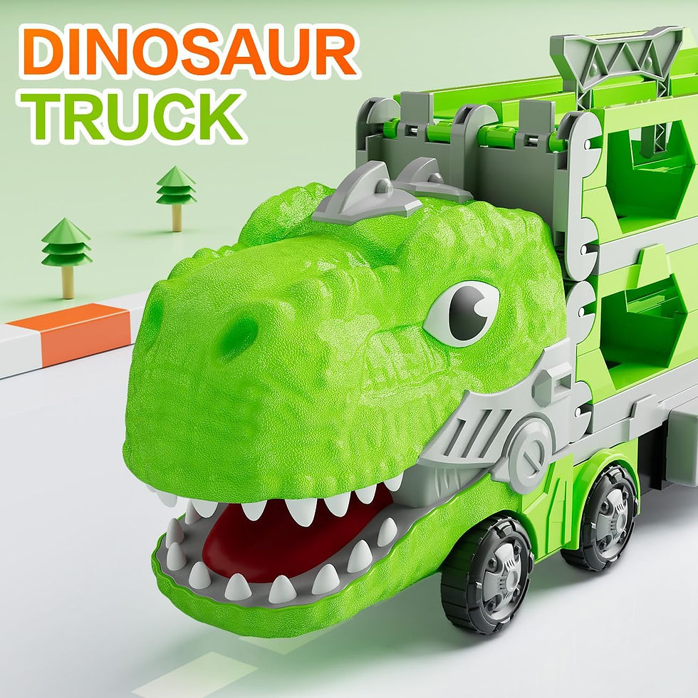 Thumbnail: Dino World Truck Track Set