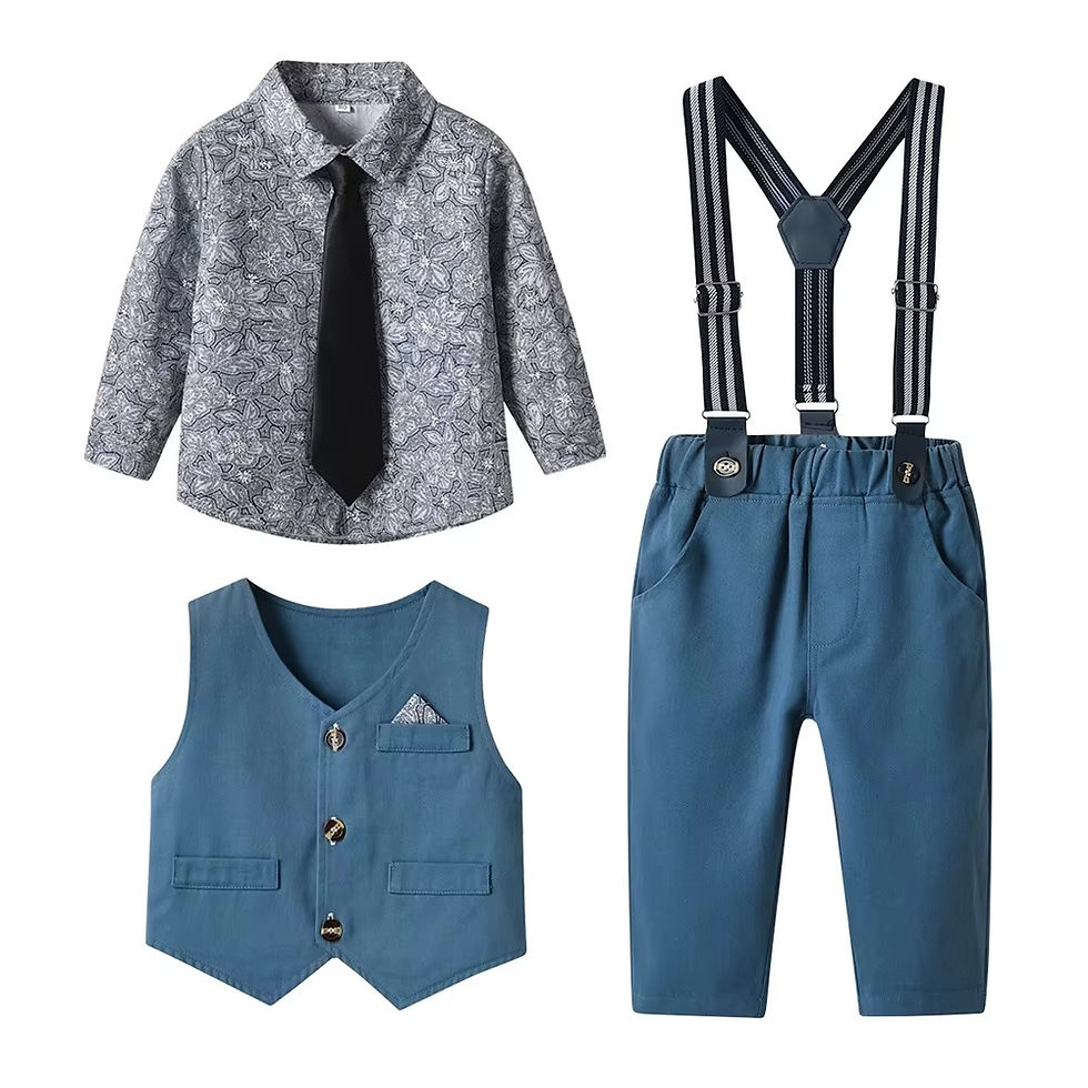 Thumbnail: Little Kings Signature Summer Suspender Set