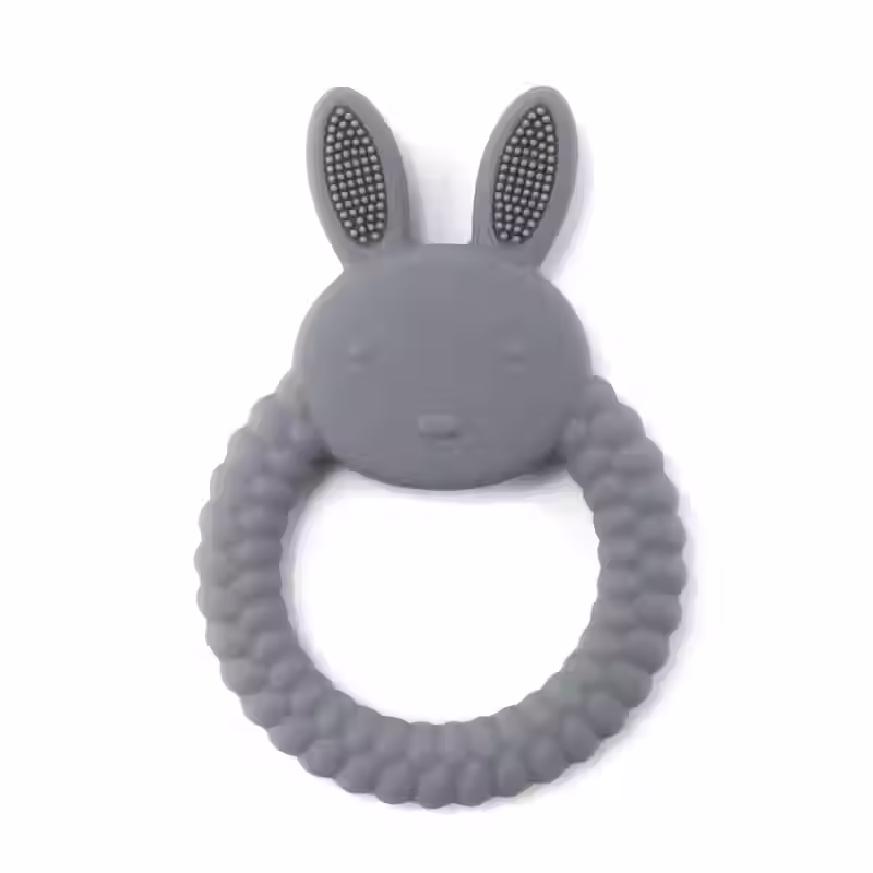 Thumbnail: Rabbit Silicone Baby Teether For New Borns