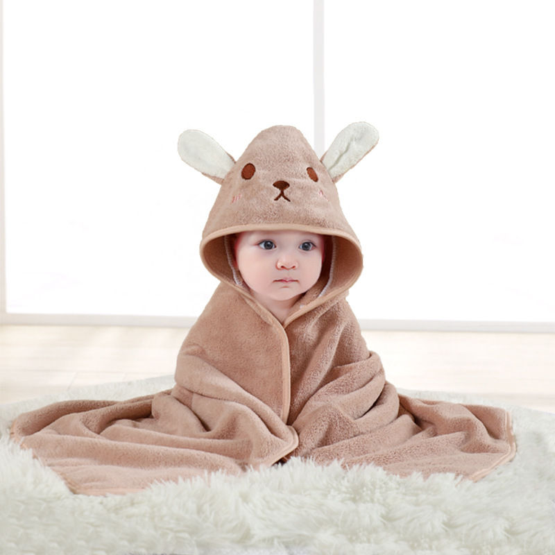 Thumbnail: Hooded Baby Bath Towel