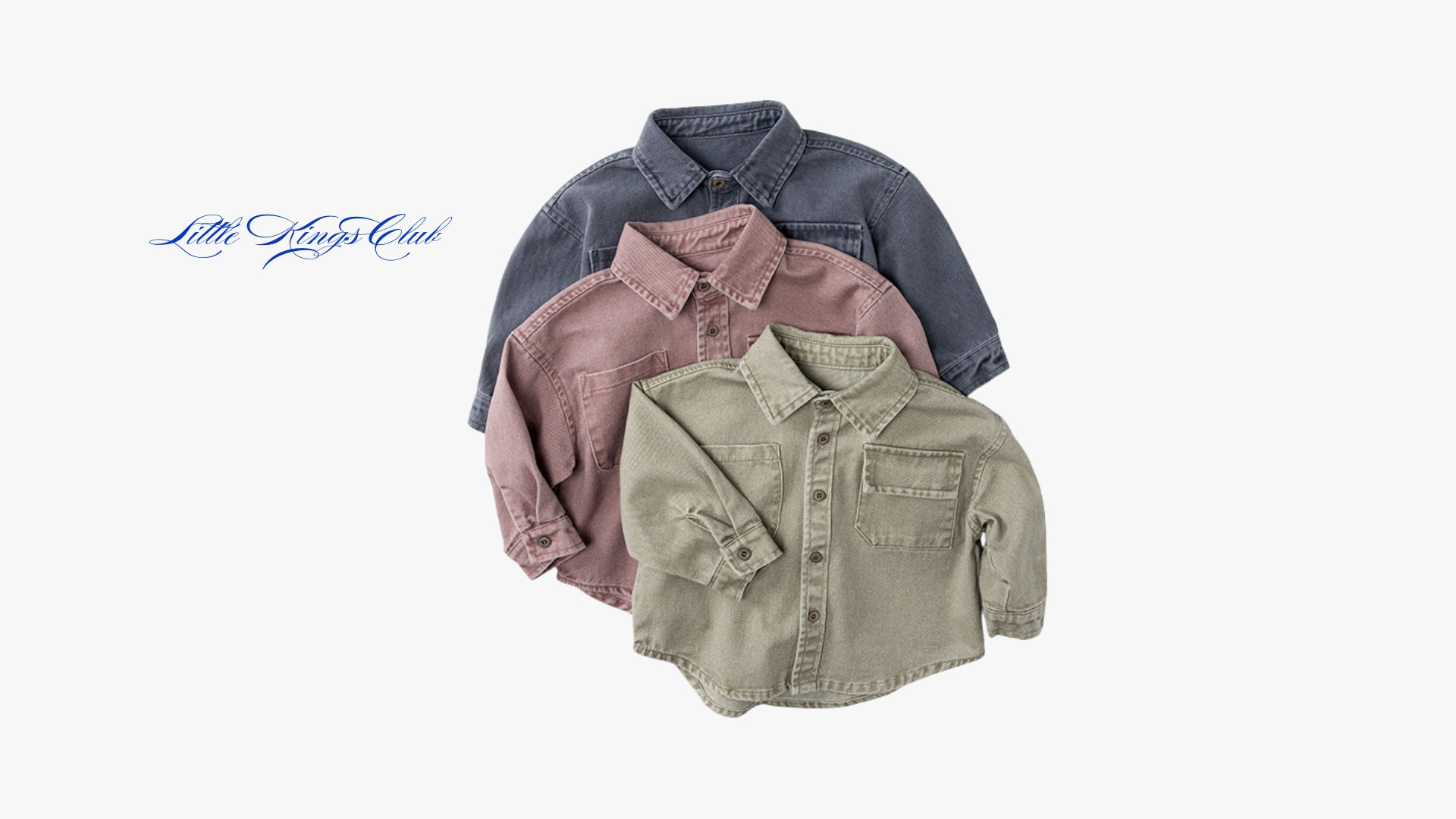 Little King Casual Washed Shirt
