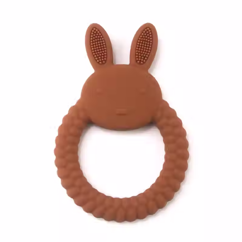 Thumbnail: Rabbit Silicone Baby Teether For New Borns