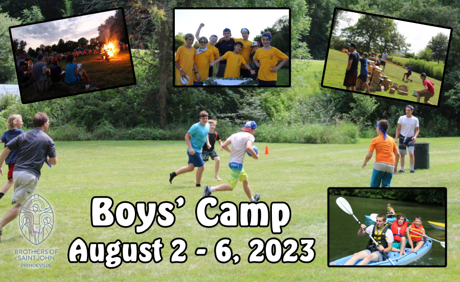 Boys Camp 2023 Brothers of St John, Princeville, IL