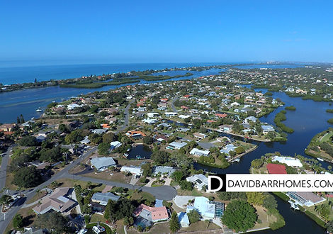 Sorrento Shores Osprey FL aerial view