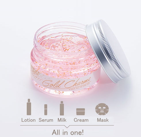 KINKA GOLD Charme All in One Gel, made in Japan, Kanazawa gold leaf beauty