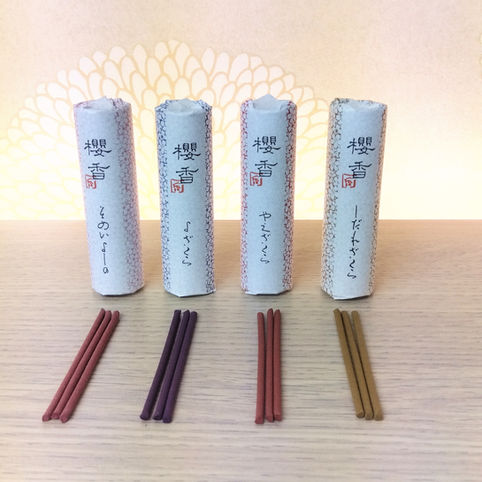 Sakura insence, kyoto japan incense, お香, さくらお香, cherry blossoms incense