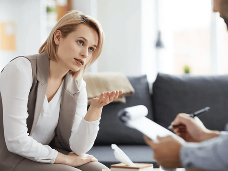 Therapist helping client understand narcissistic relationship dynamics | The Harvest Clinic