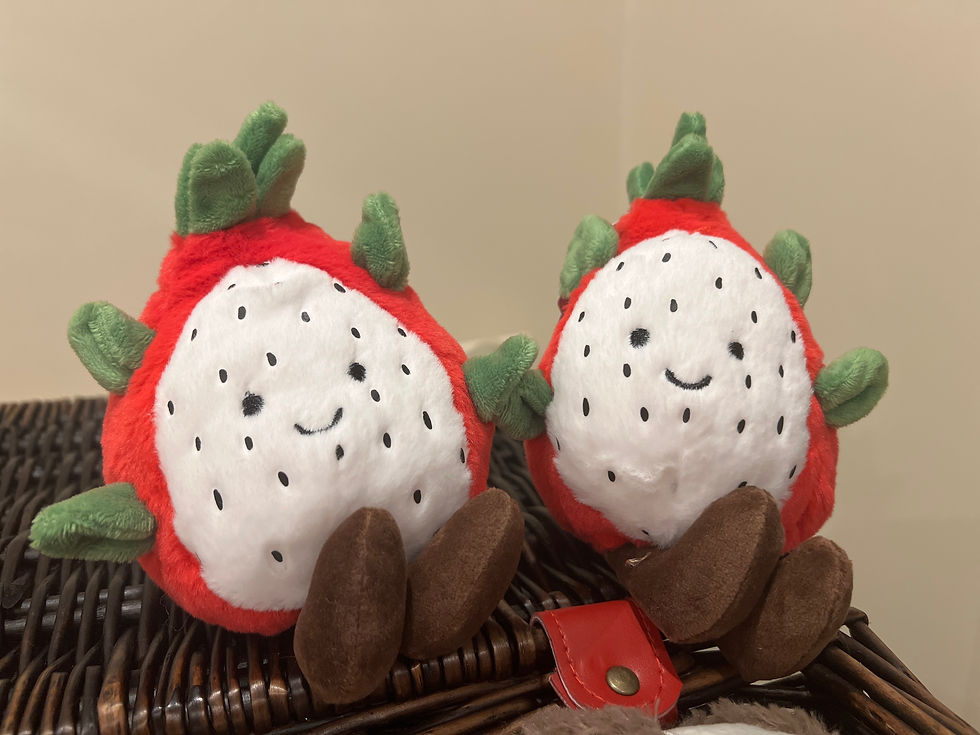 🍓 Adorable Dragon Fruit Plush Toy– Cute, Soft & Full of Personality!