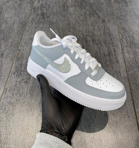 grey glitter air force