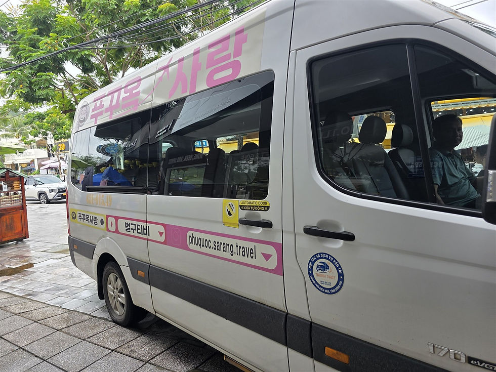 푸꾸옥사랑 픽업 차량