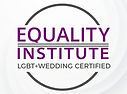 Equality Institute LBGTQ+ Wedding Certified 