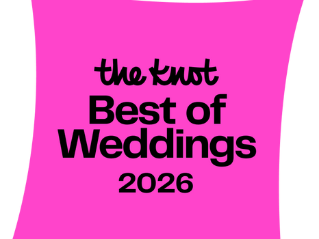 The Knot Best of Weddings 2026 award badge. Best honeymoon travel agent USA