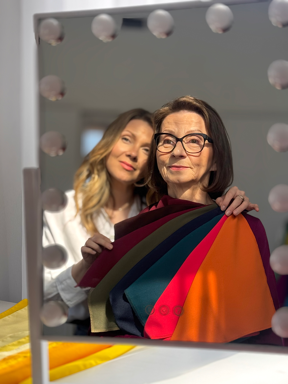 Äitienpäivälahja Värejä & Skumppaa