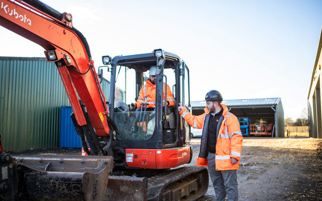 Excavator training