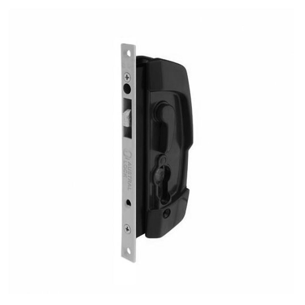AUSTRAL LOCK SD7 SLIDING DOOR BLACK WITH SNIB