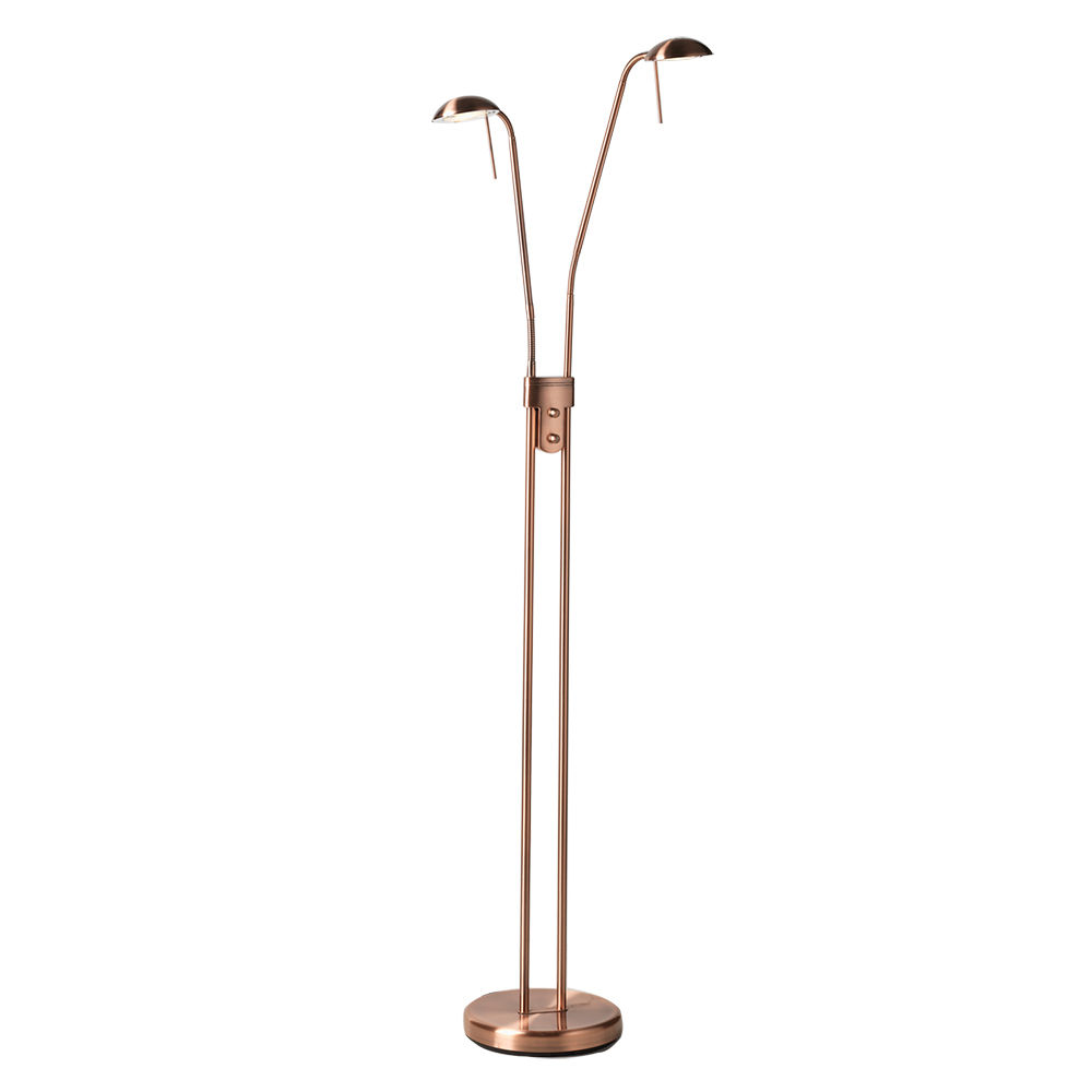Juma Twin Floor Lamp - Copper