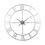Thumbnail: Large Silver Foil Skeleton Wall Clock