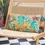 Thumbnail: Orilla Floral Tasselled Cushion Multicolour/Teal