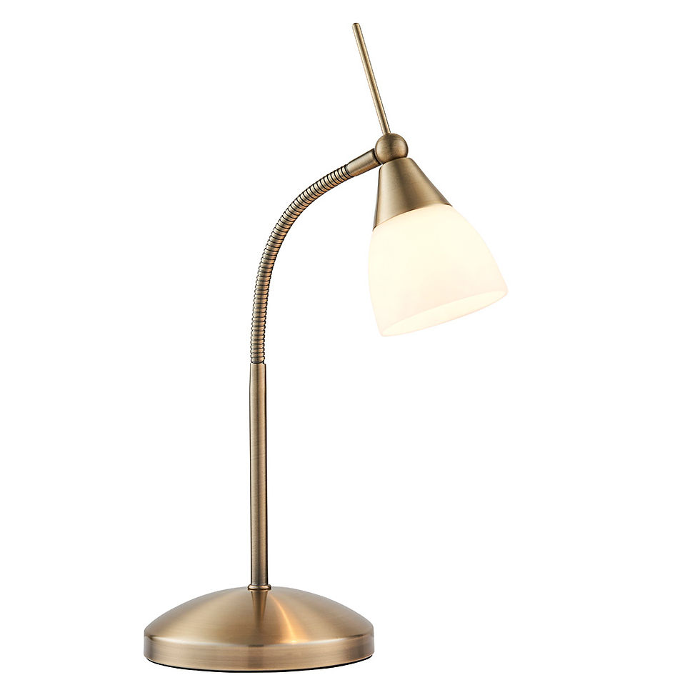 Range Touch task table - Antique brass