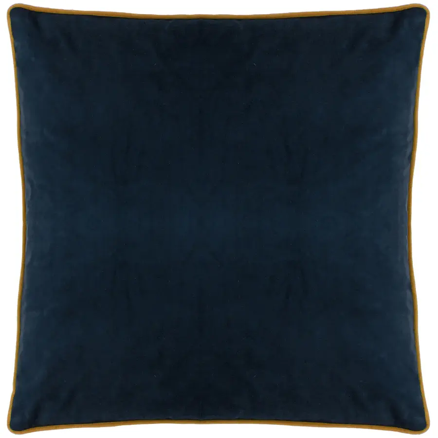 Thumbnail: Chatsworth Artichoke Velvet Piped Cushion Midnight