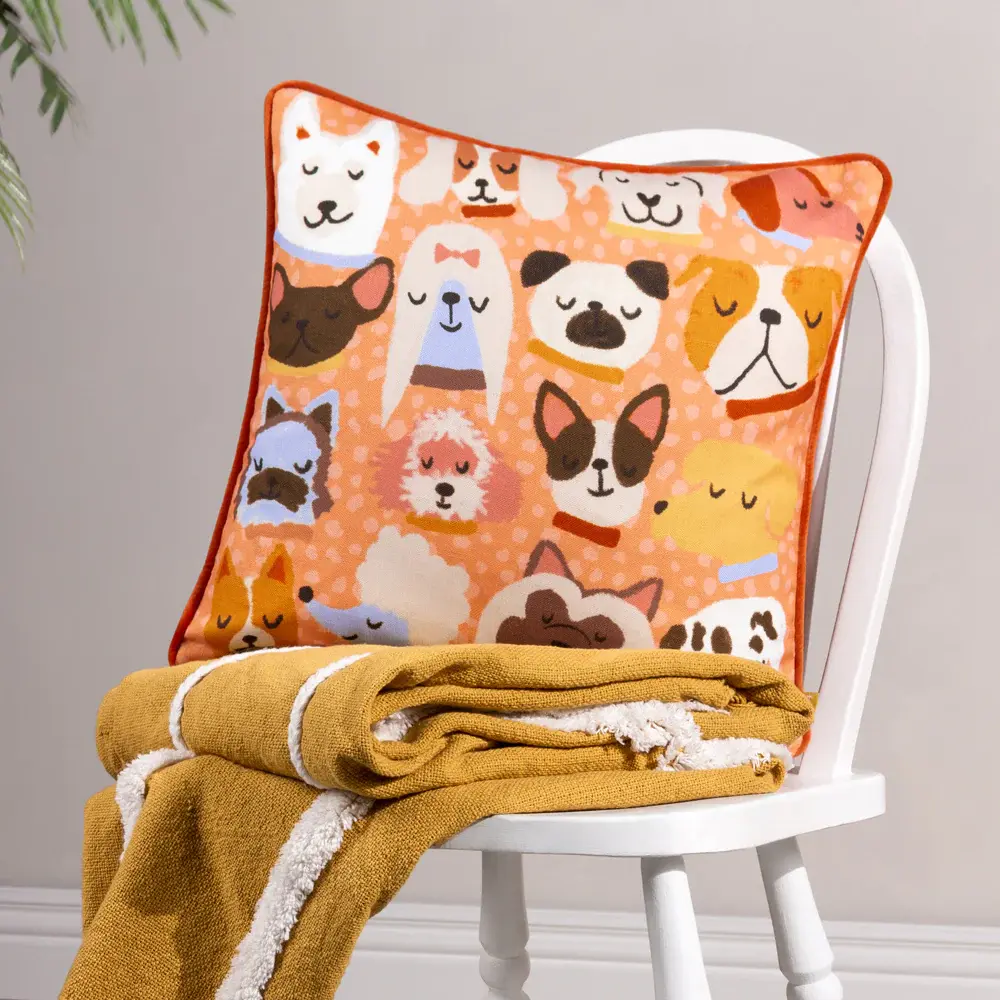 Woofers Dog Cushion Multi