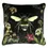 Thumbnail: Midnight Garden Bee Cushion Black