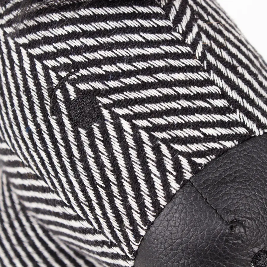 Thumbnail: Zebra Jacquard Door Stop Black