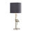 Thumbnail: Flamingo Silver Lamp With Grey Shade