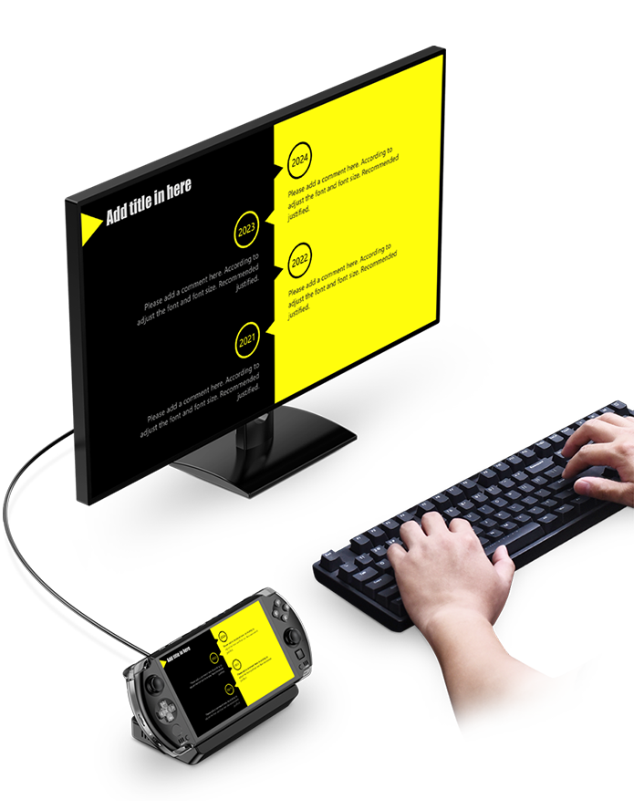 Thumbnail: 6' GPD WIN4 8840U 32+2TB 4G Docking Bundle